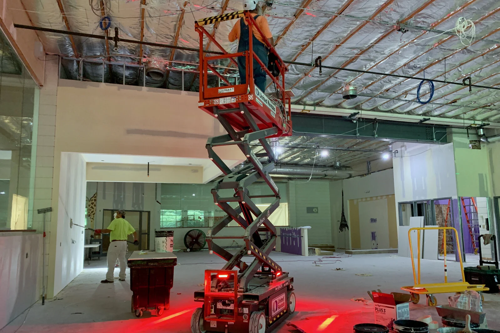 Meadowview School Media Center construction July 2026