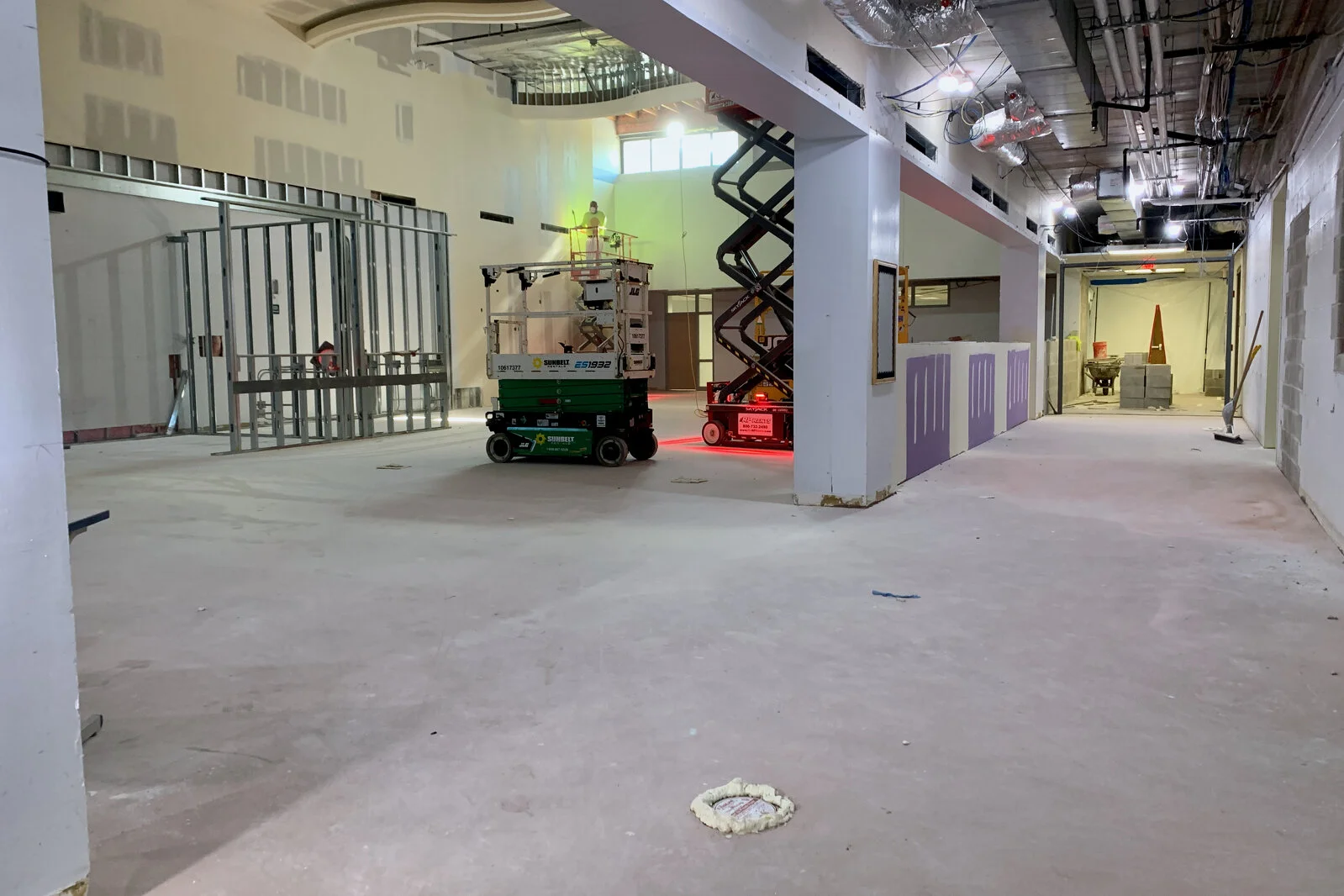 Frederick School Media Center construction July 2026