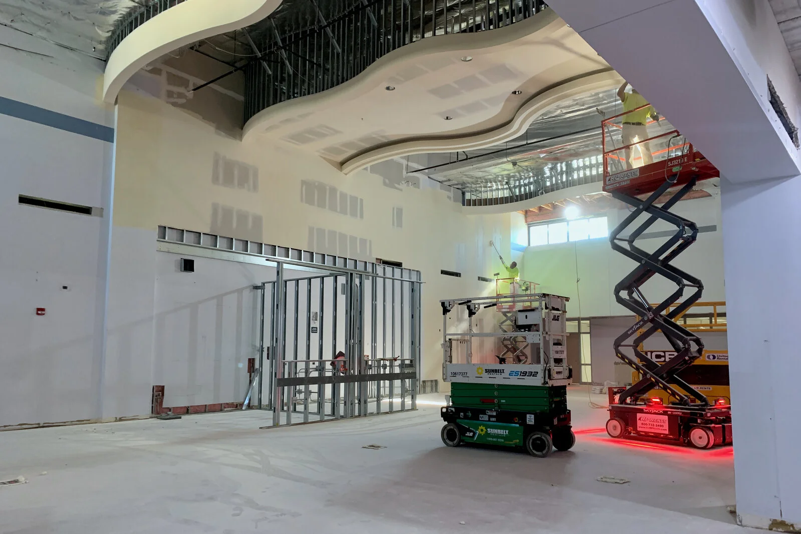 Frederick School Media Center construction July 2026