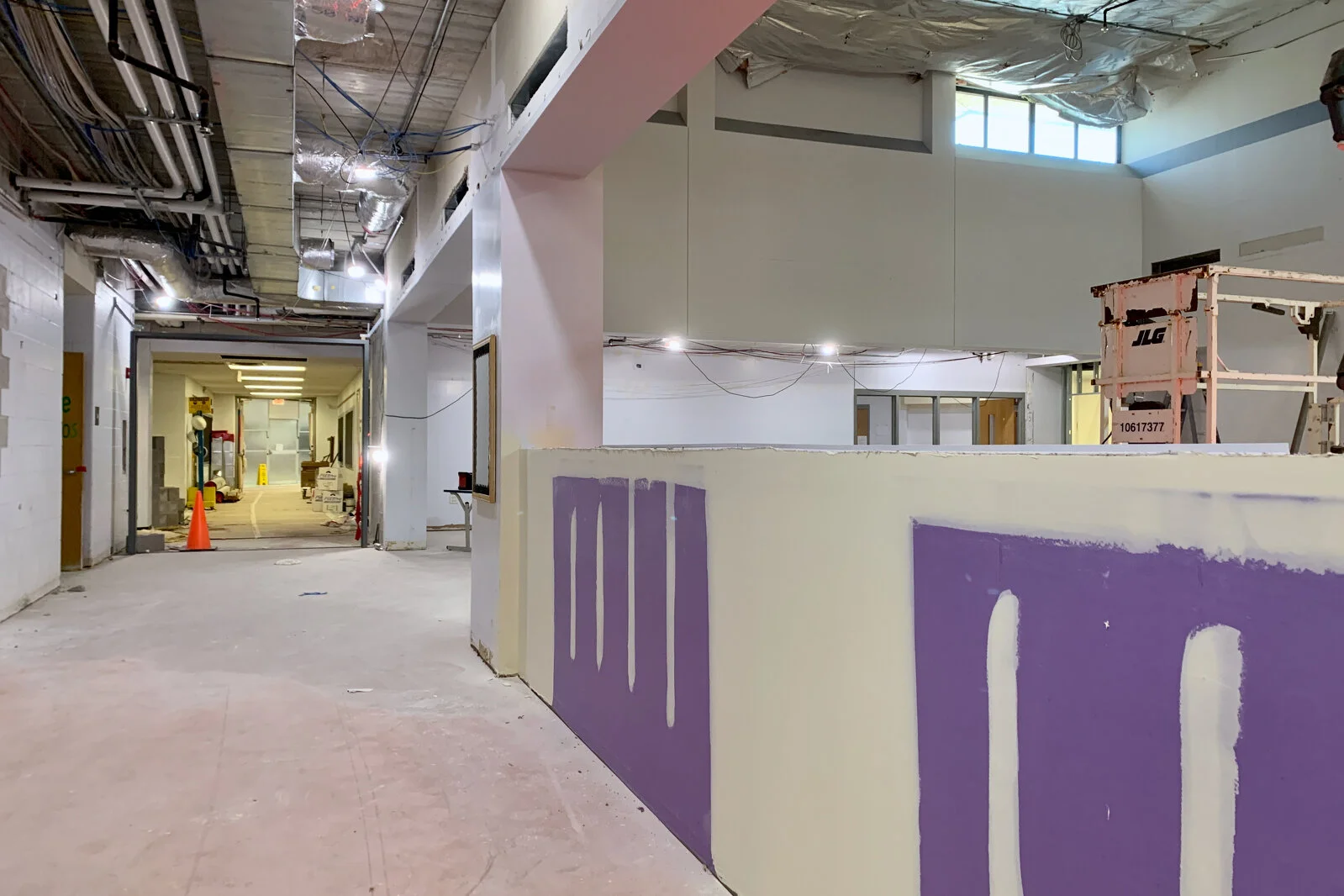 Frederick School Media Center construction July 2026