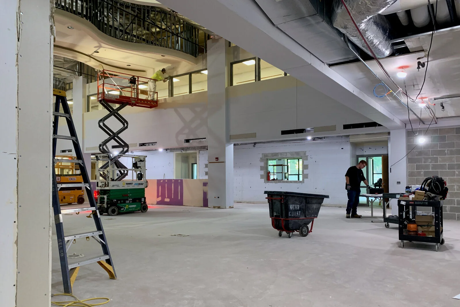 Frederick School Media Center construction July 2026