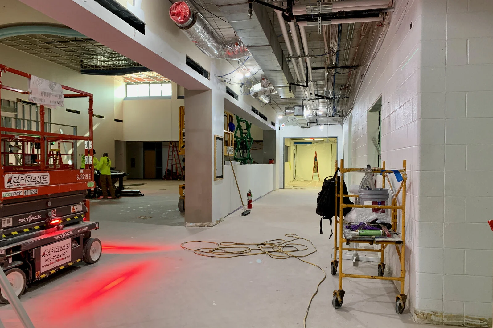 Frederick School Media Center construction July 2026