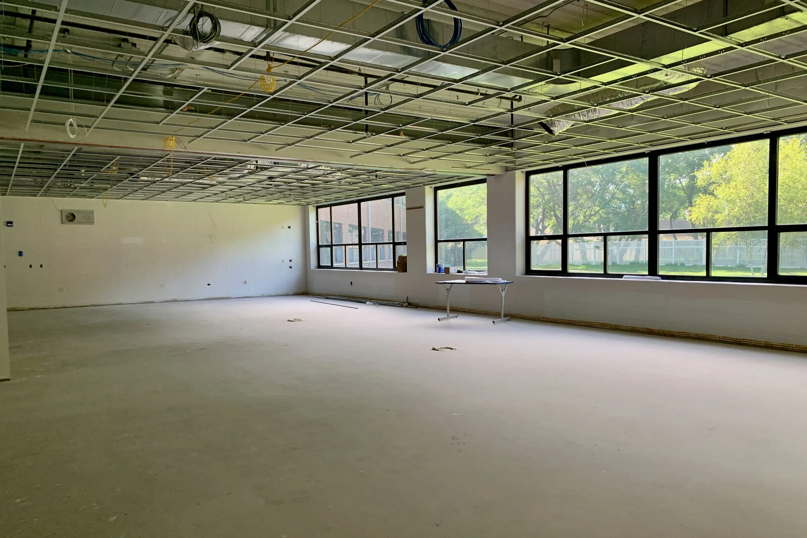Frederick School Media Center construction July 2026