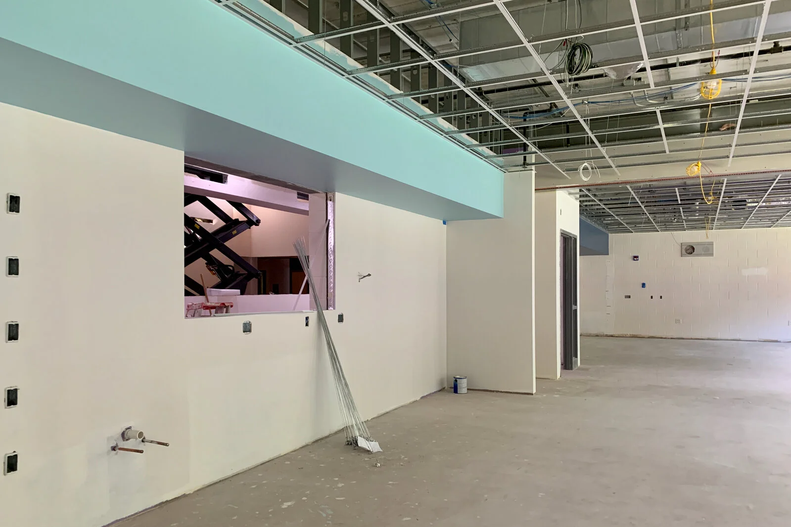 Frederick School Media Center construction July 2026
