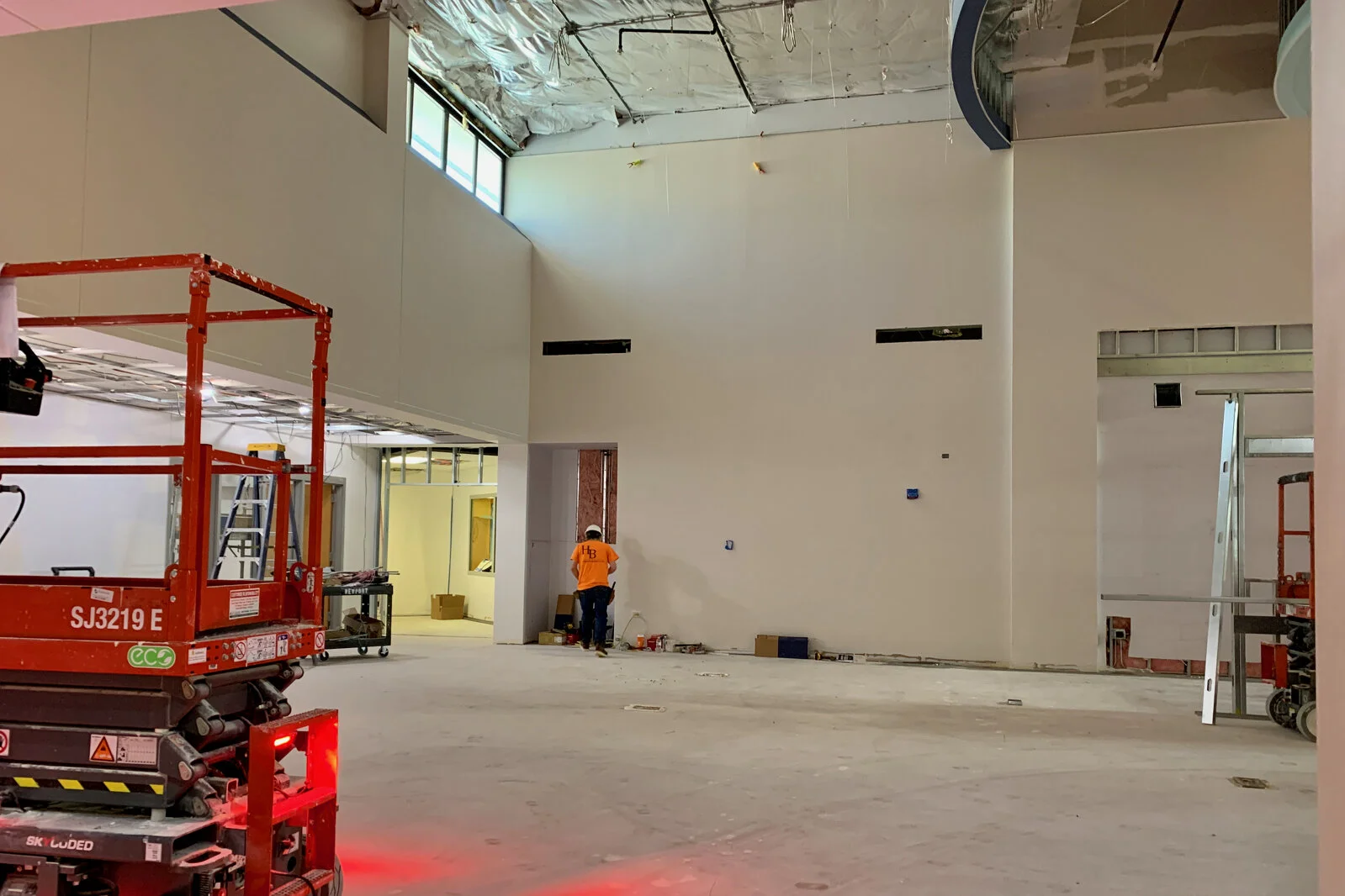 Frederick School Media Center construction July 2026