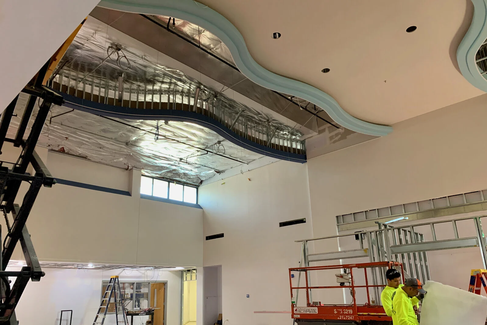 Frederick School Media Center construction July 2026