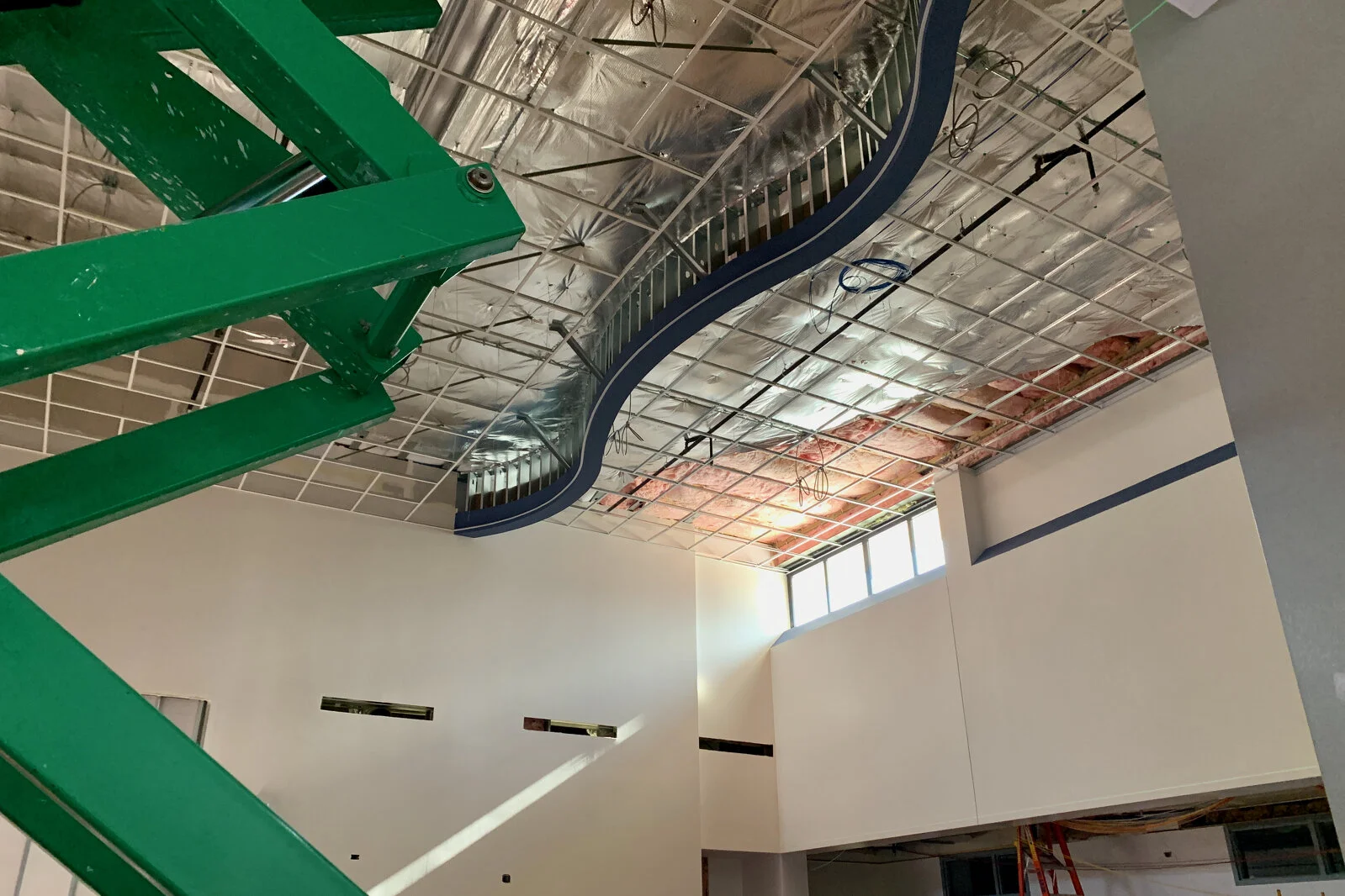 Frederick School Media Center construction July 2026