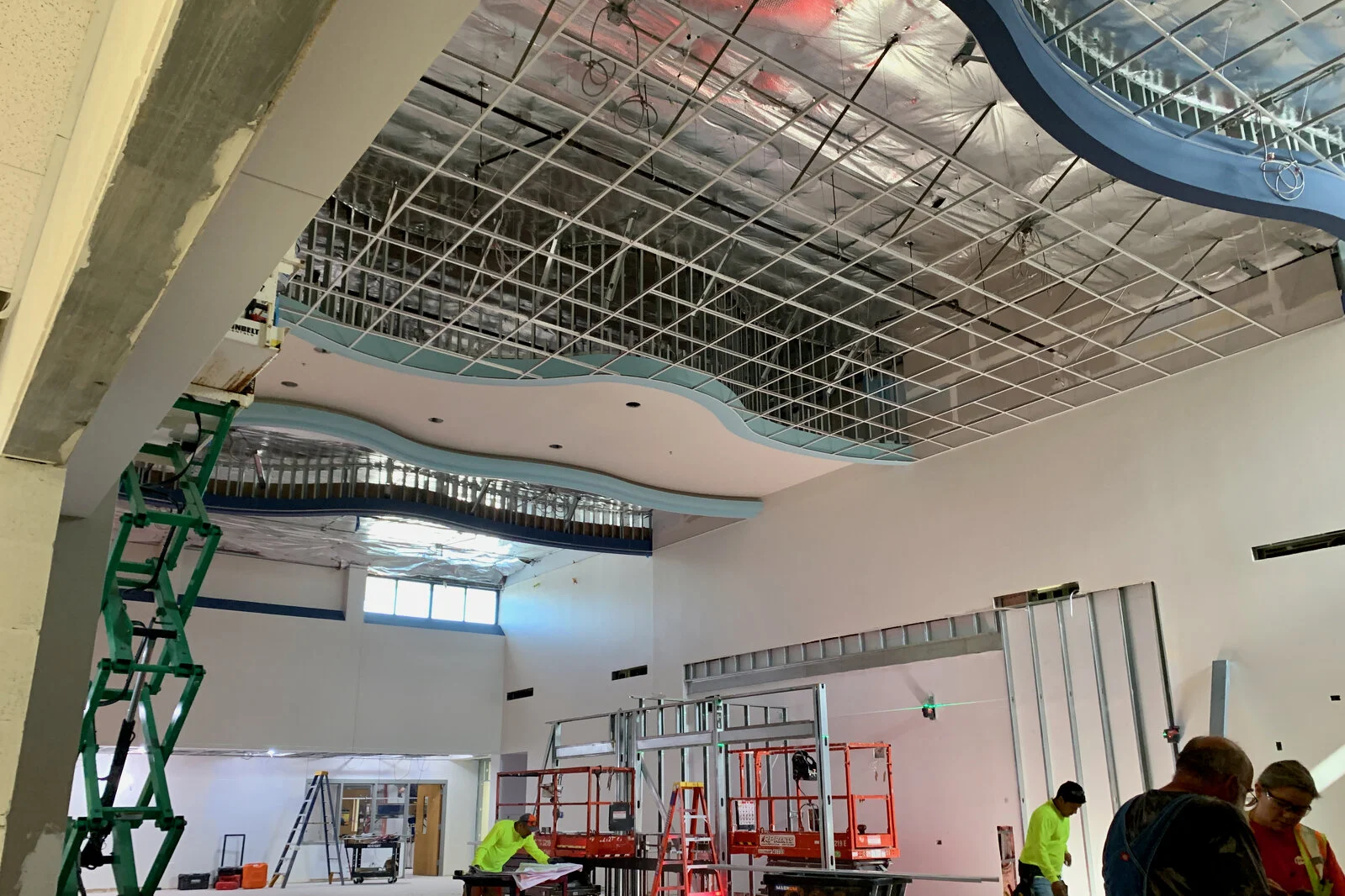 Frederick School Media Center construction July 2026
