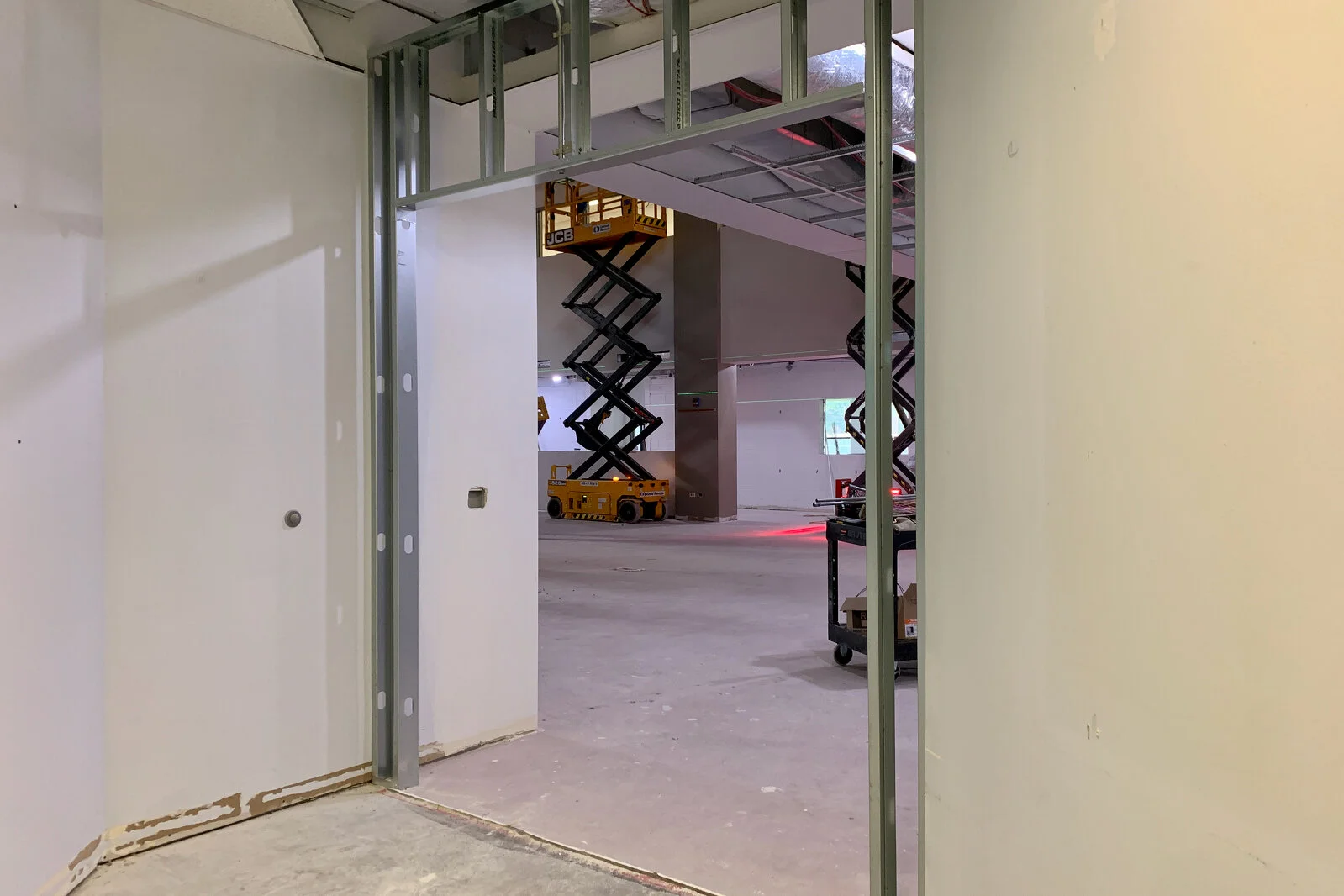 Frederick School Media Center construction July 2026