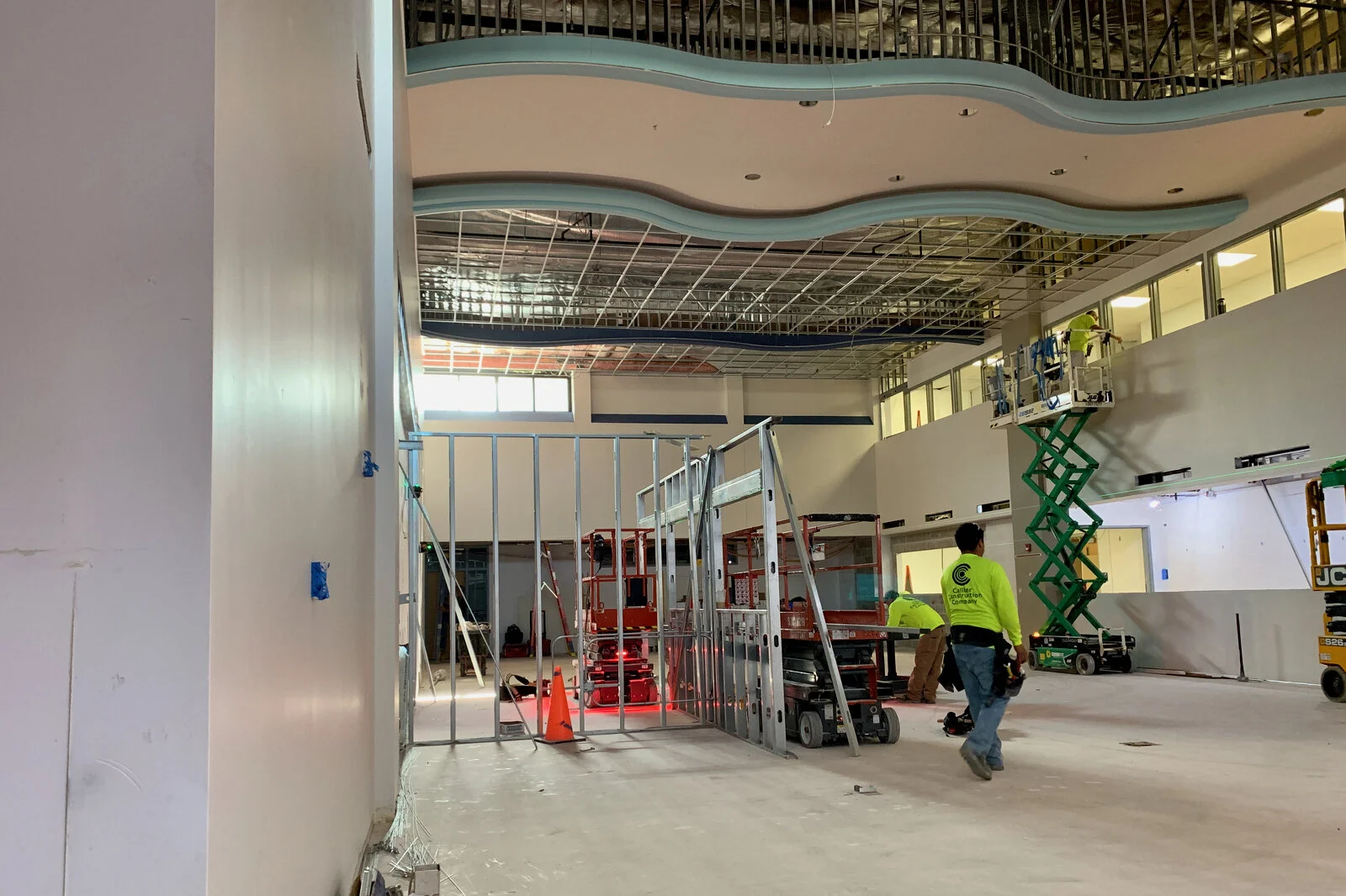 Frederick School Media Center construction July 2026