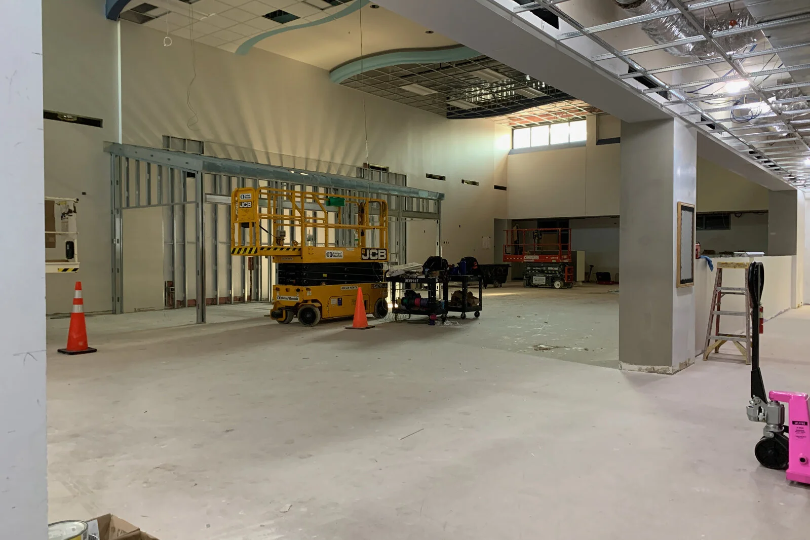 Frederick School Media Center construction July 2026