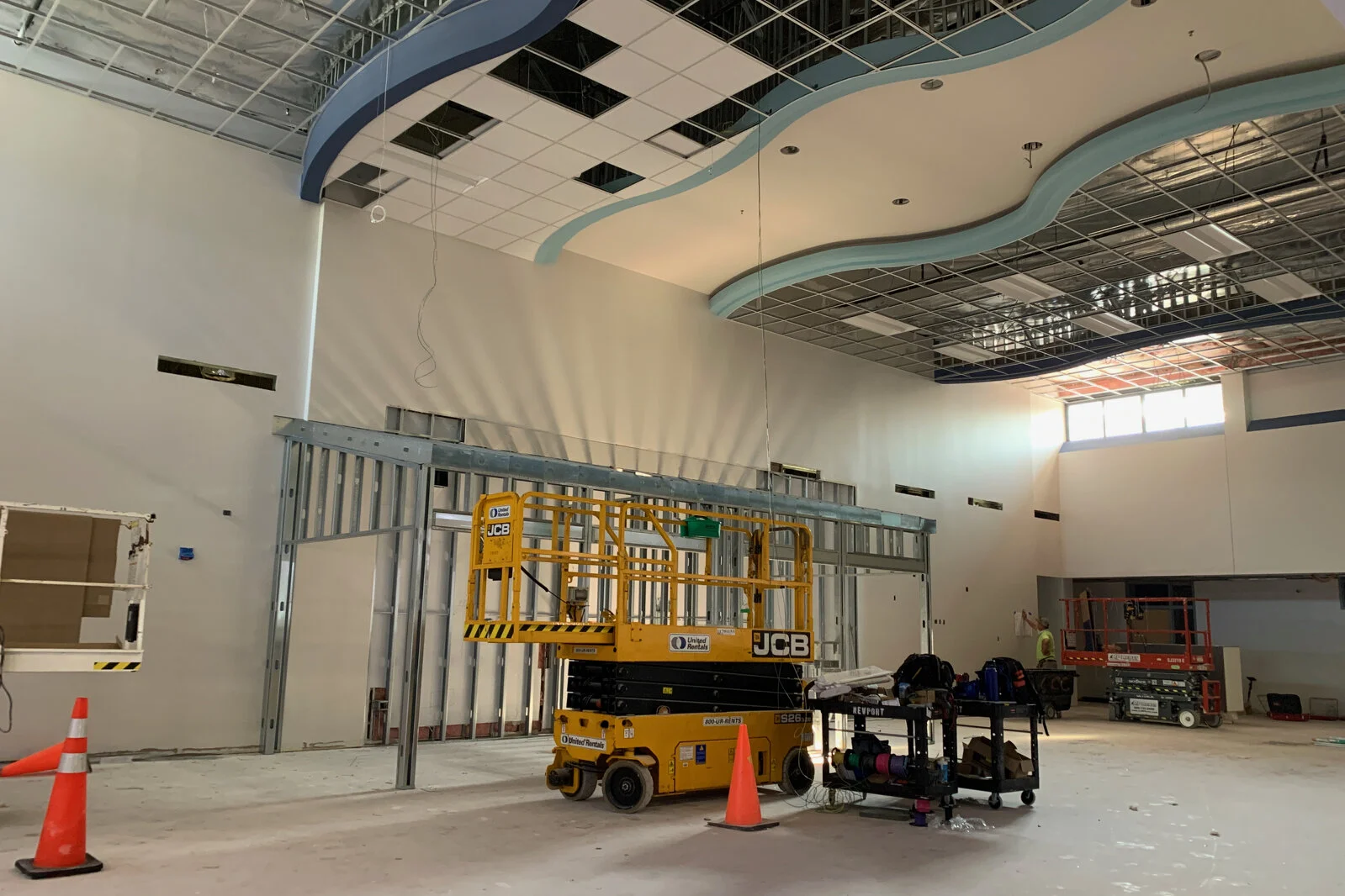 Frederick School Media Center construction July 2026
