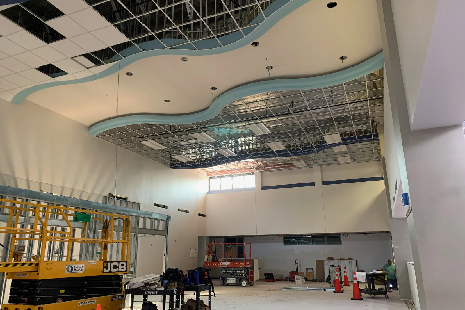 Frederick School Media Center construction July 2026
