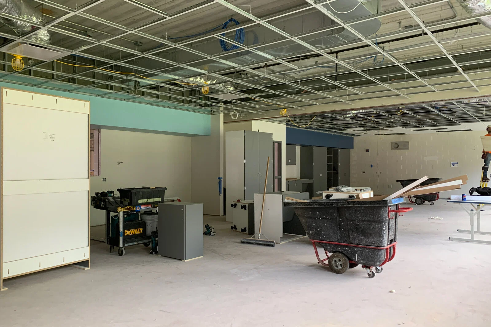 Frederick School Media Center construction July 2026