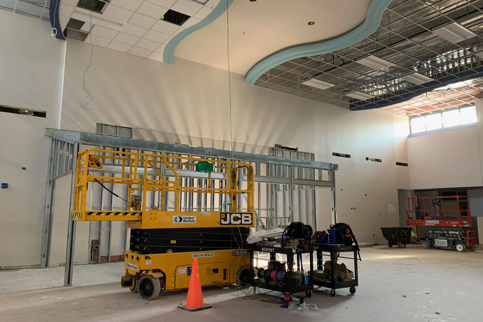 Frederick School Media Center construction July 2026