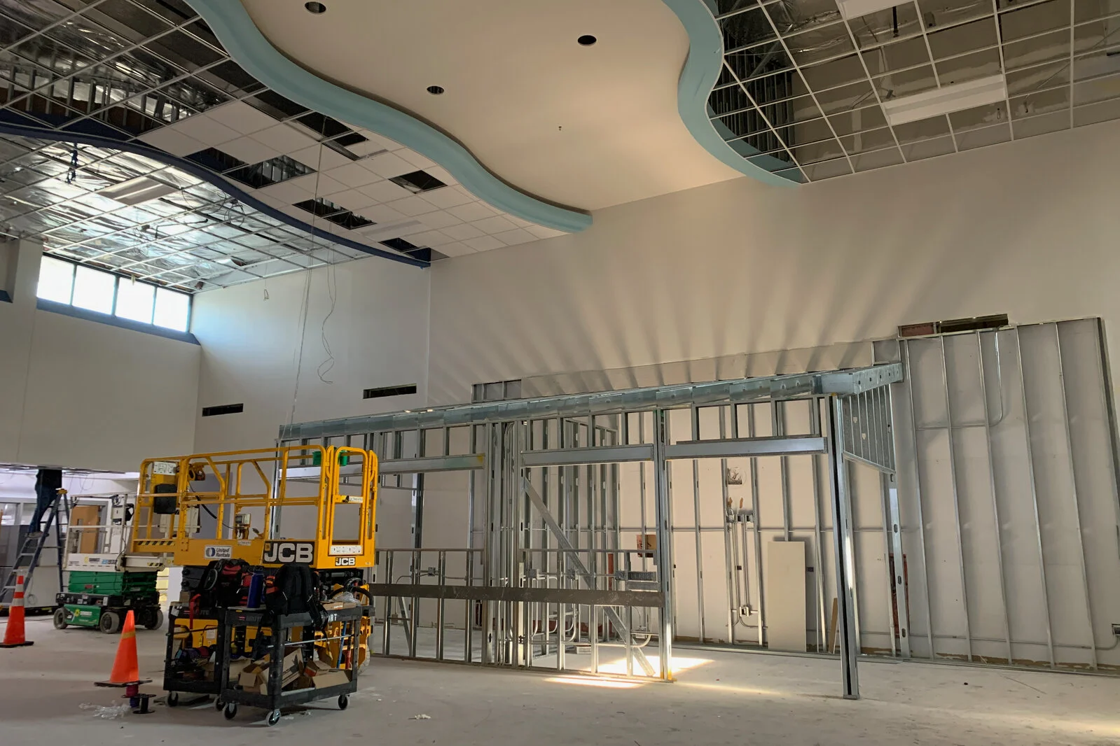 Frederick School Media Center construction July 2026
