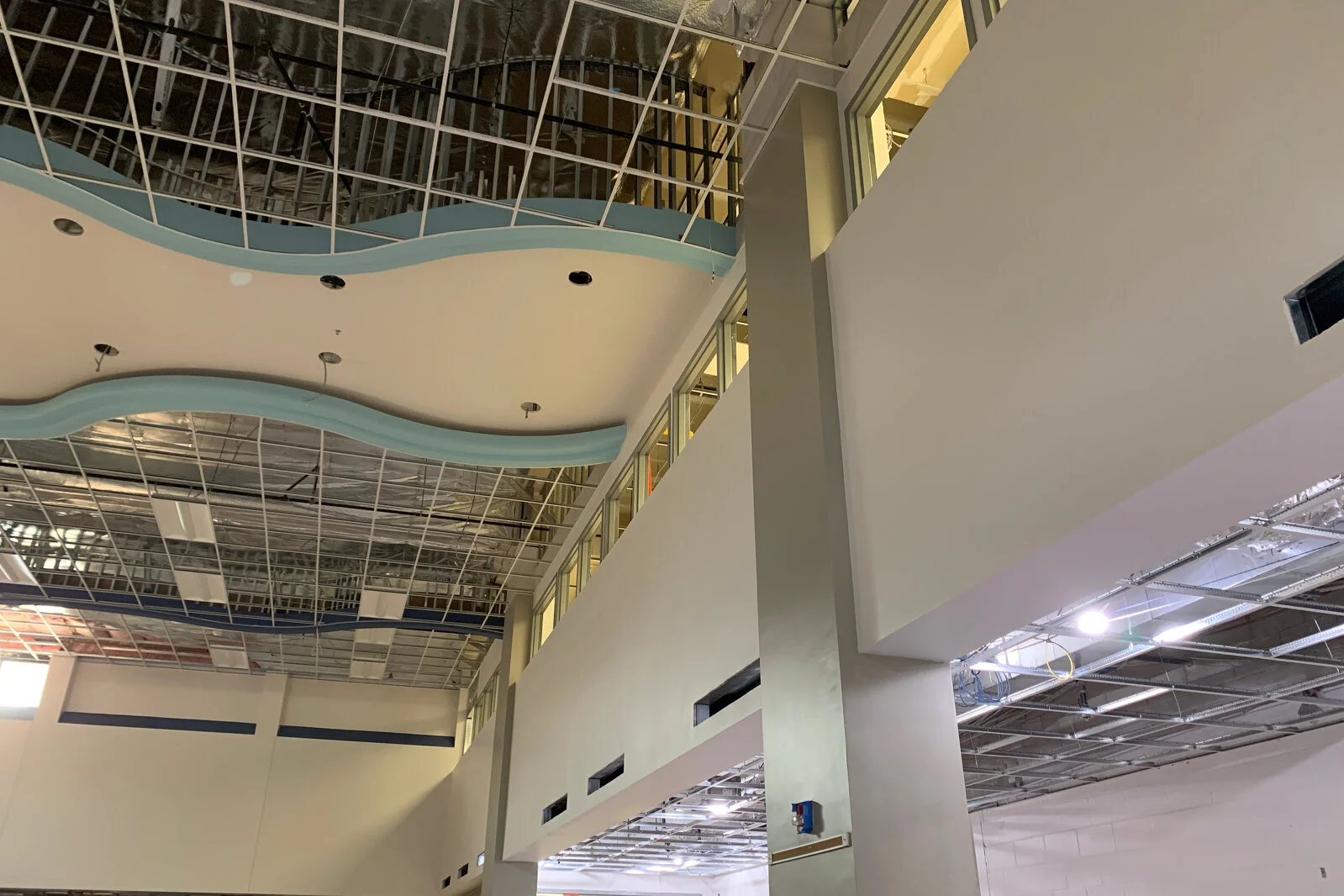 Frederick School Media Center construction July 2026