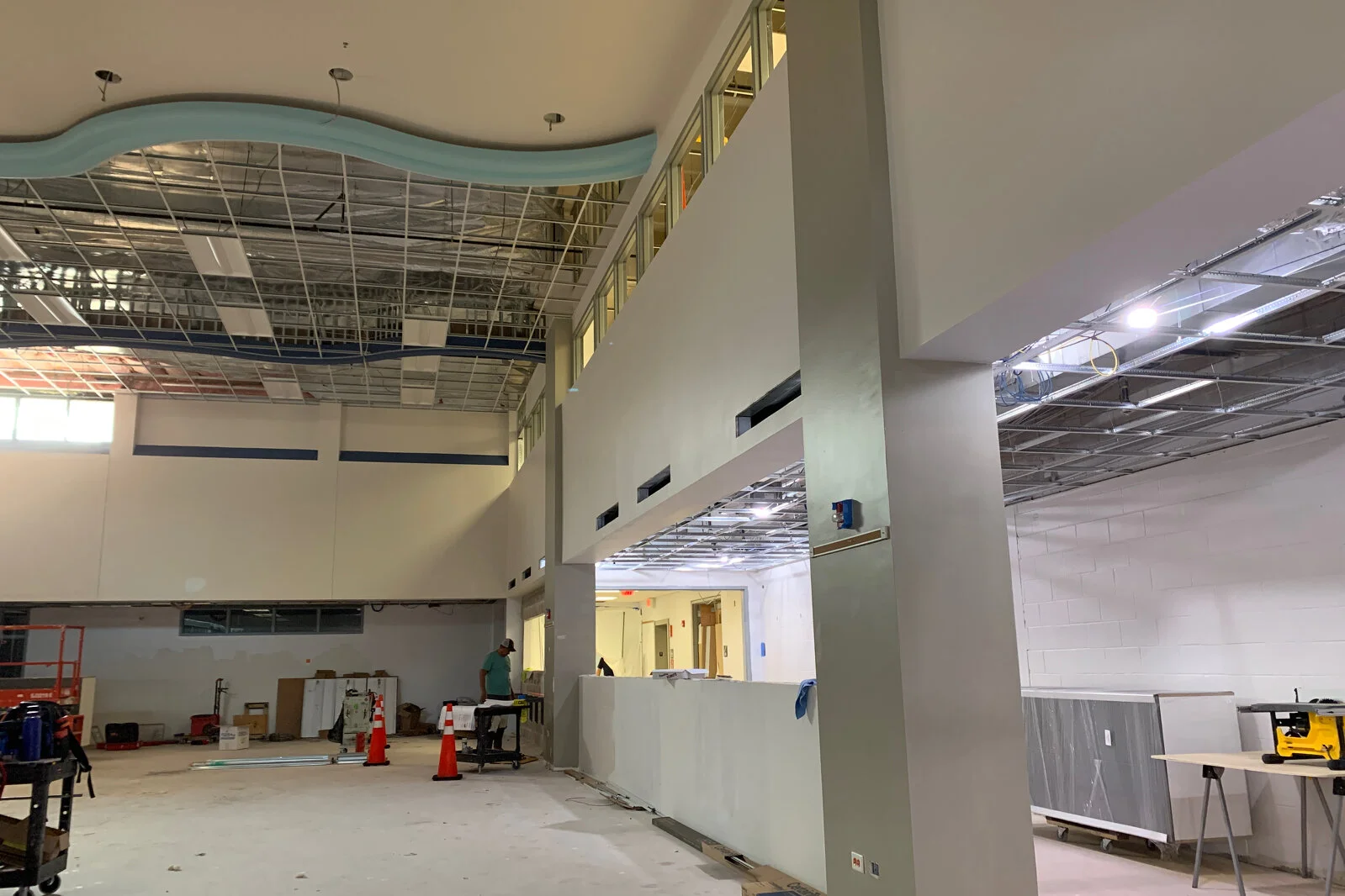 Frederick School Media Center construction July 2026