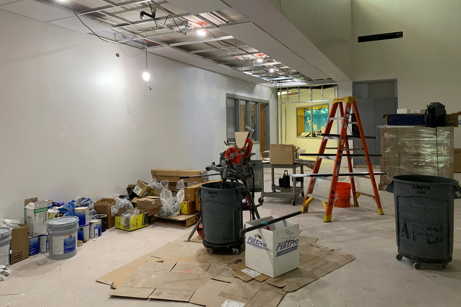 Frederick School Media Center construction July 2026