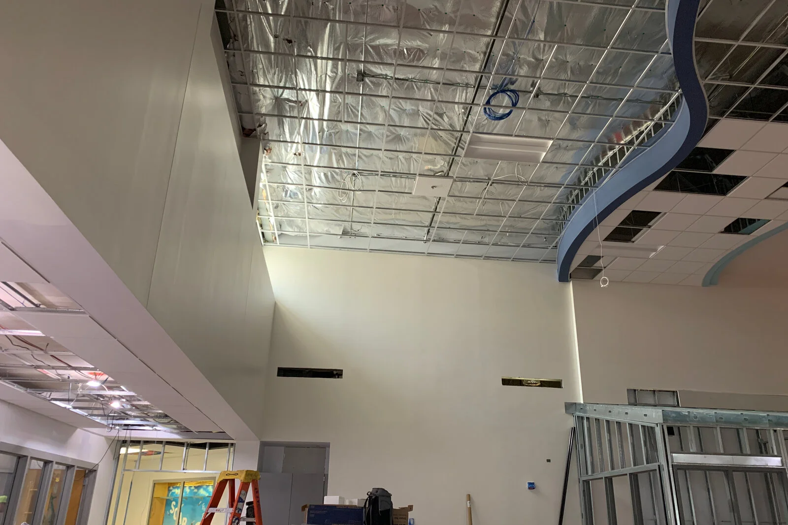 Frederick School Media Center construction July 2026