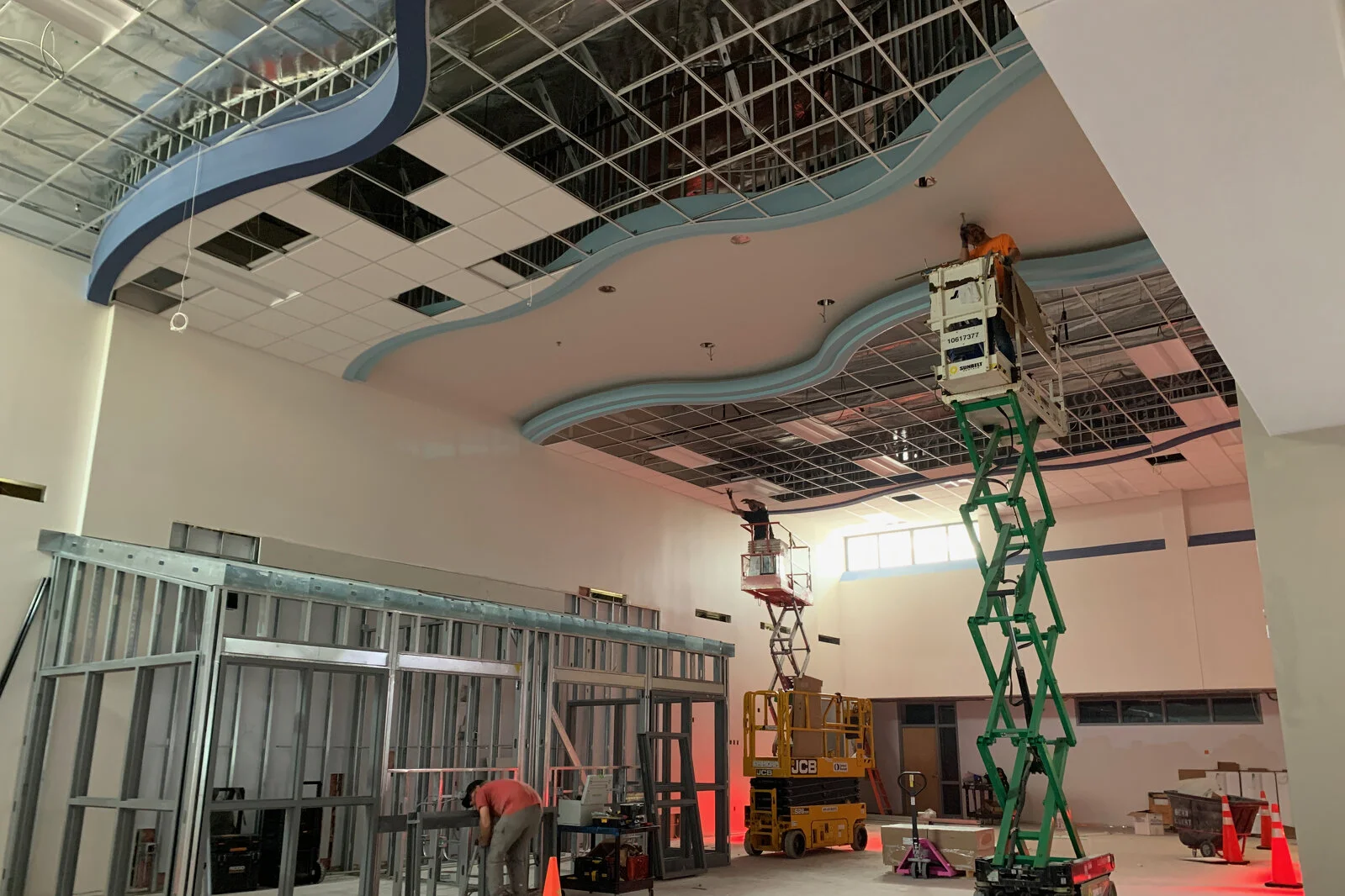 Frederick School Media Center construction July 2026