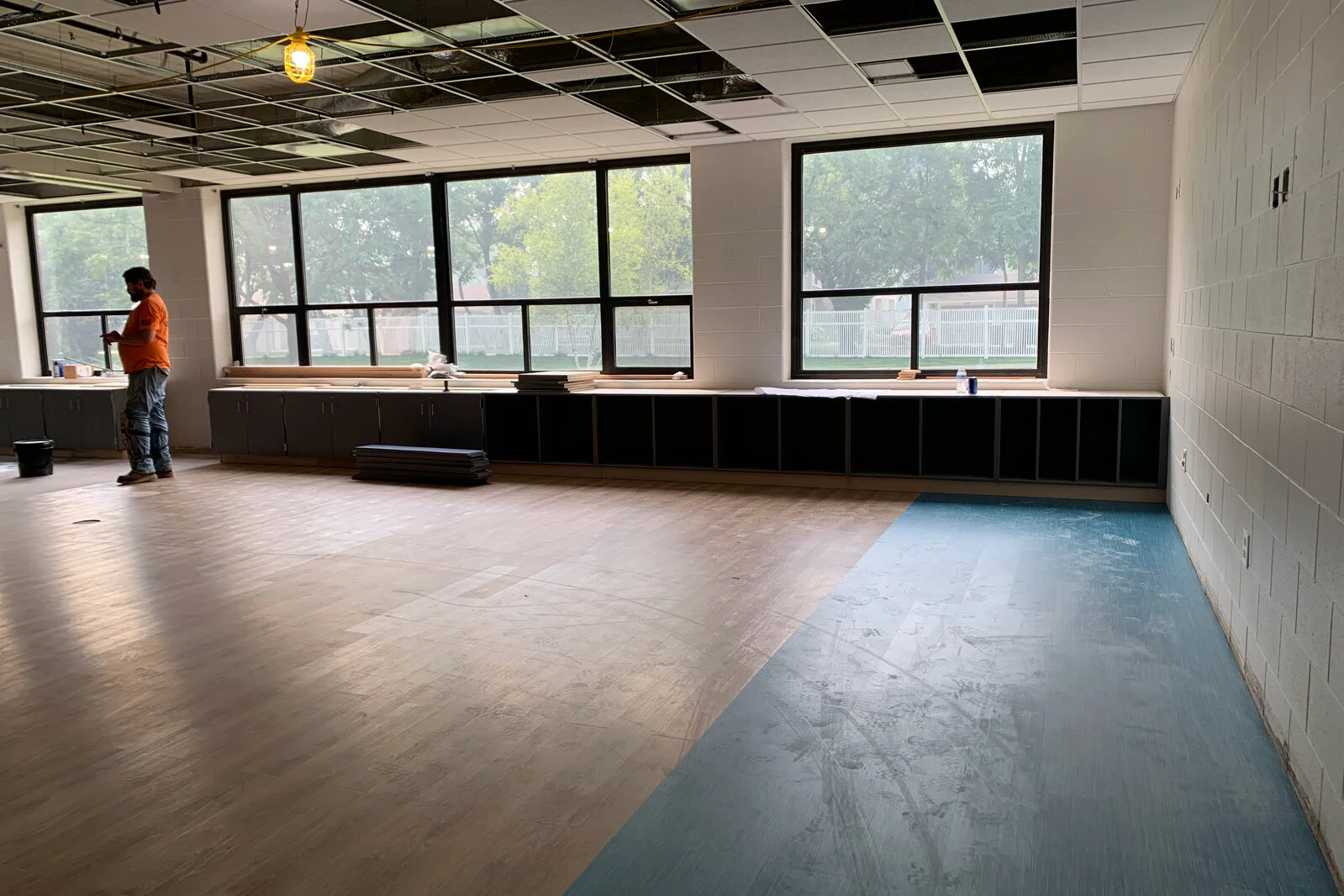 Frederick School Media Center construction July 2026