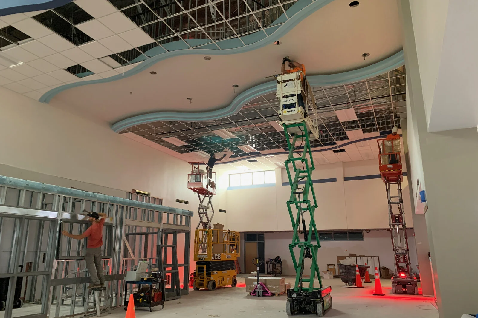 Frederick School Media Center construction July 2026