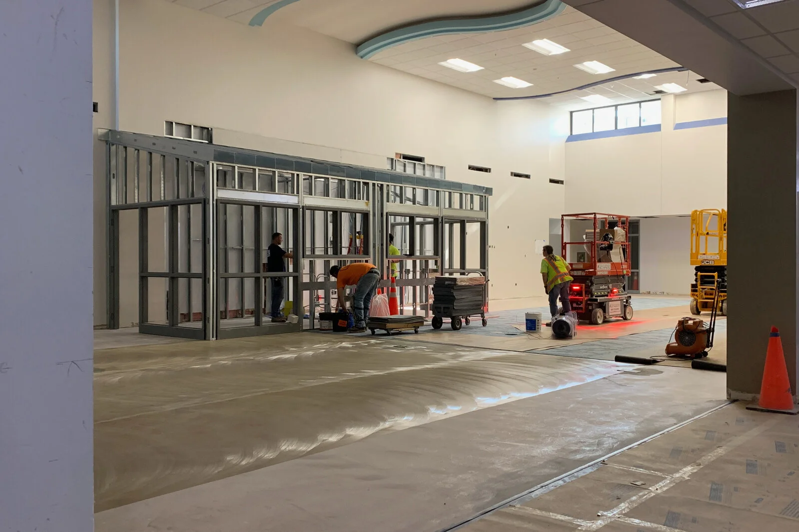 Frederick School Media Center construction July 2026