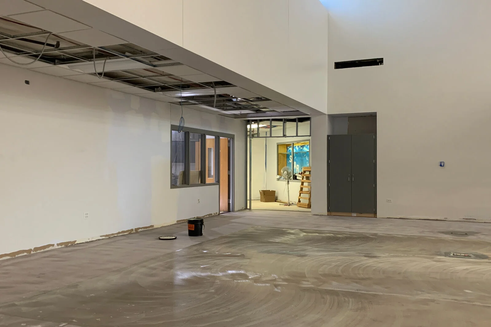 Frederick School Media Center construction July 2026