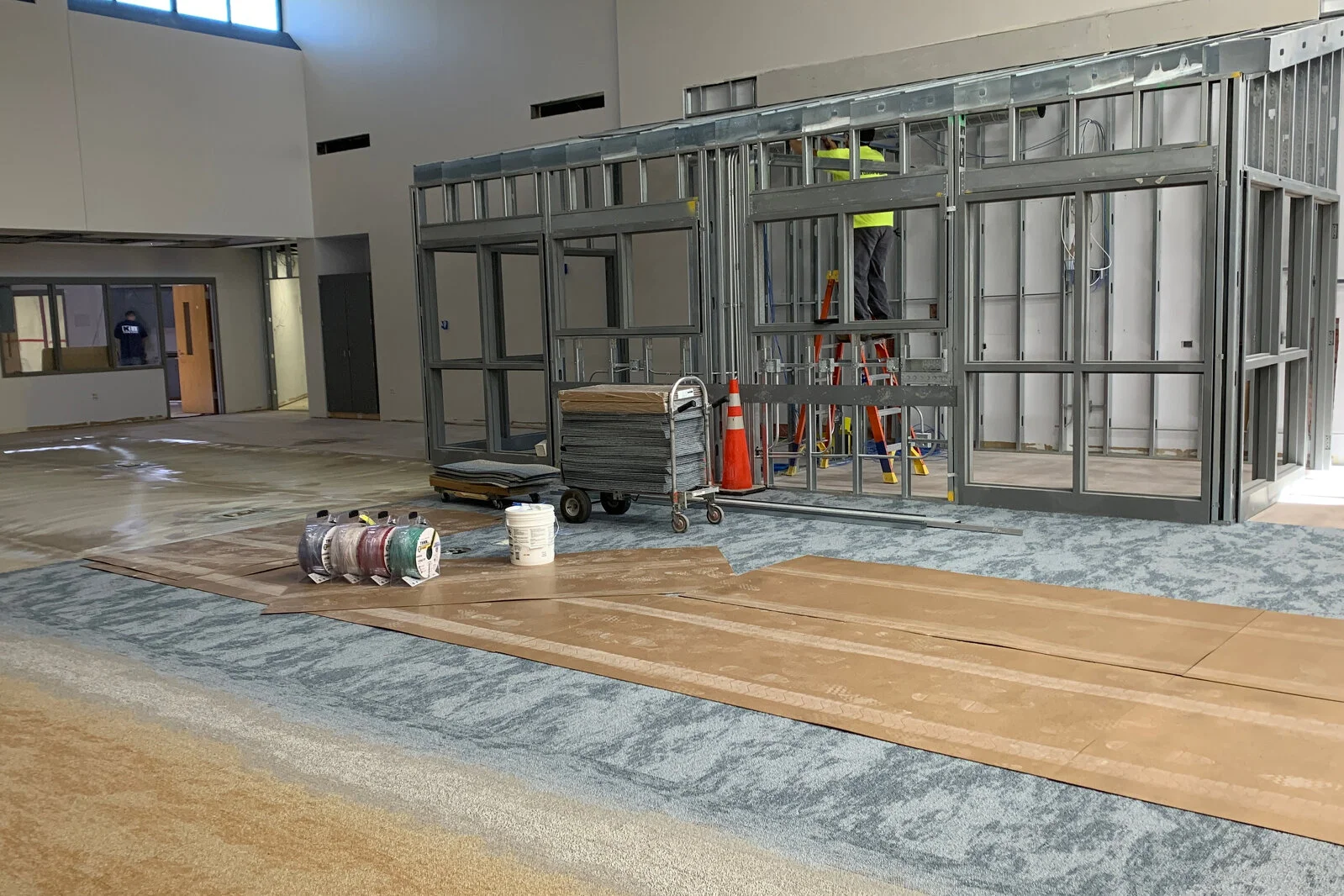 Frederick School Media Center construction July 2026