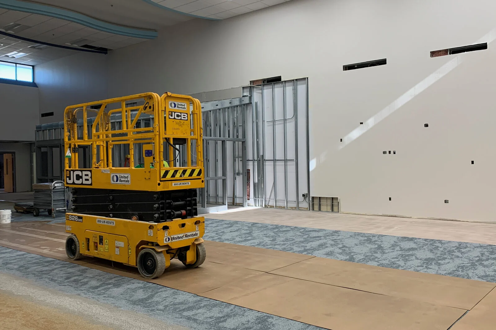 Frederick School Media Center construction July 2026