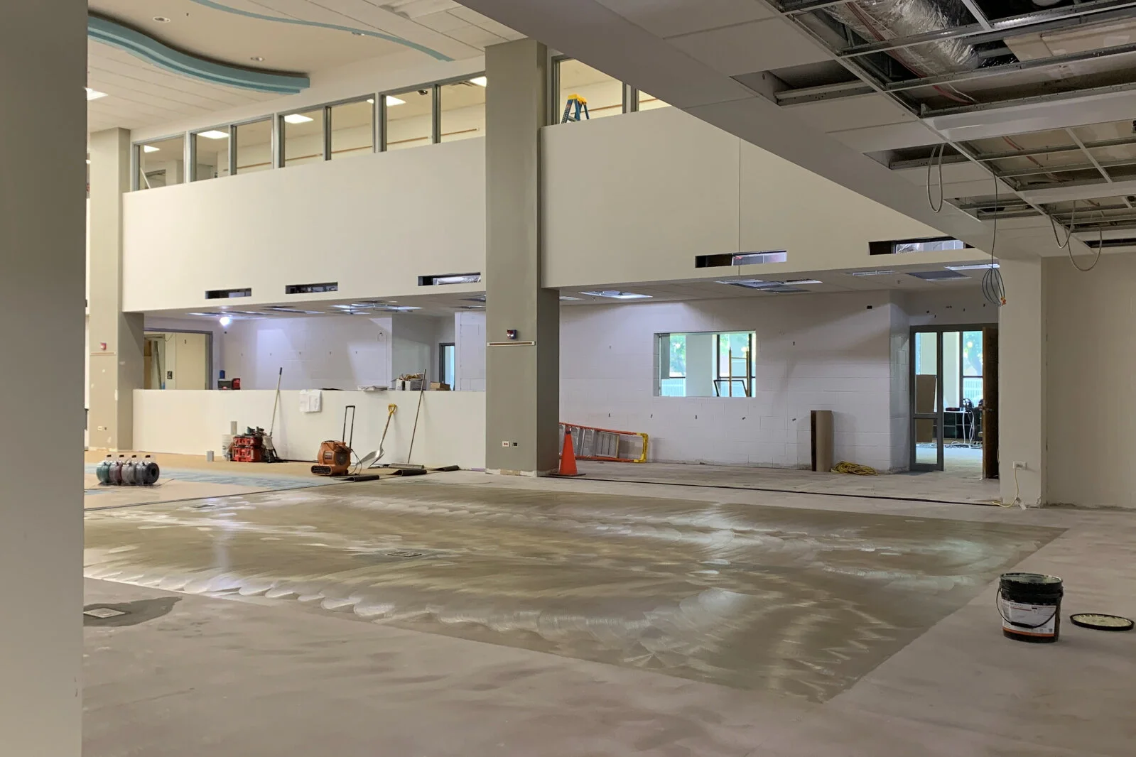Frederick School Media Center construction July 2026