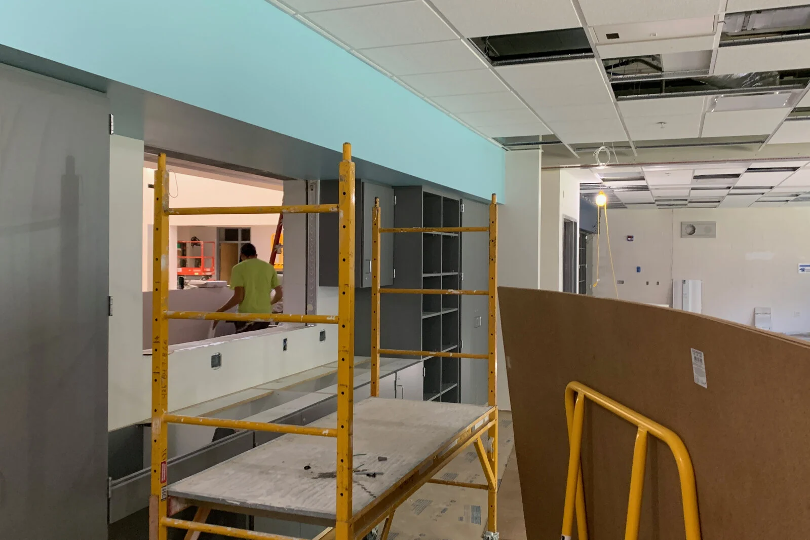 Frederick School Media Center construction July 2026