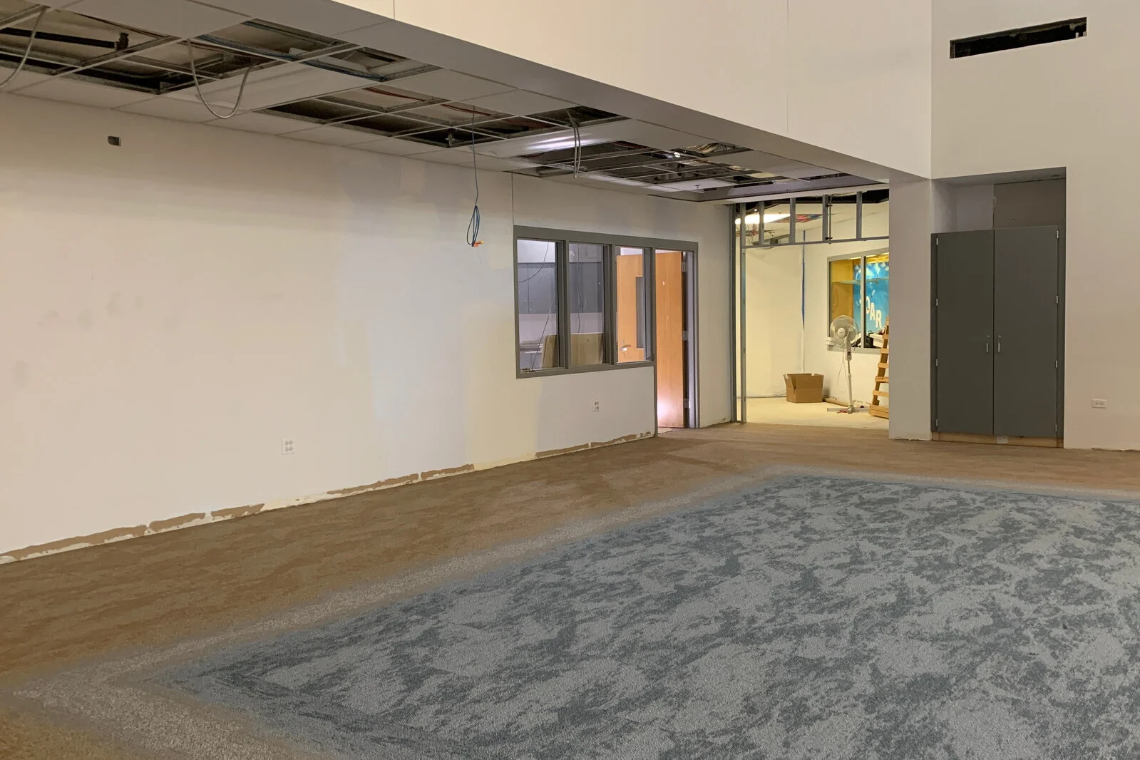 Frederick School Media Center construction July 2026