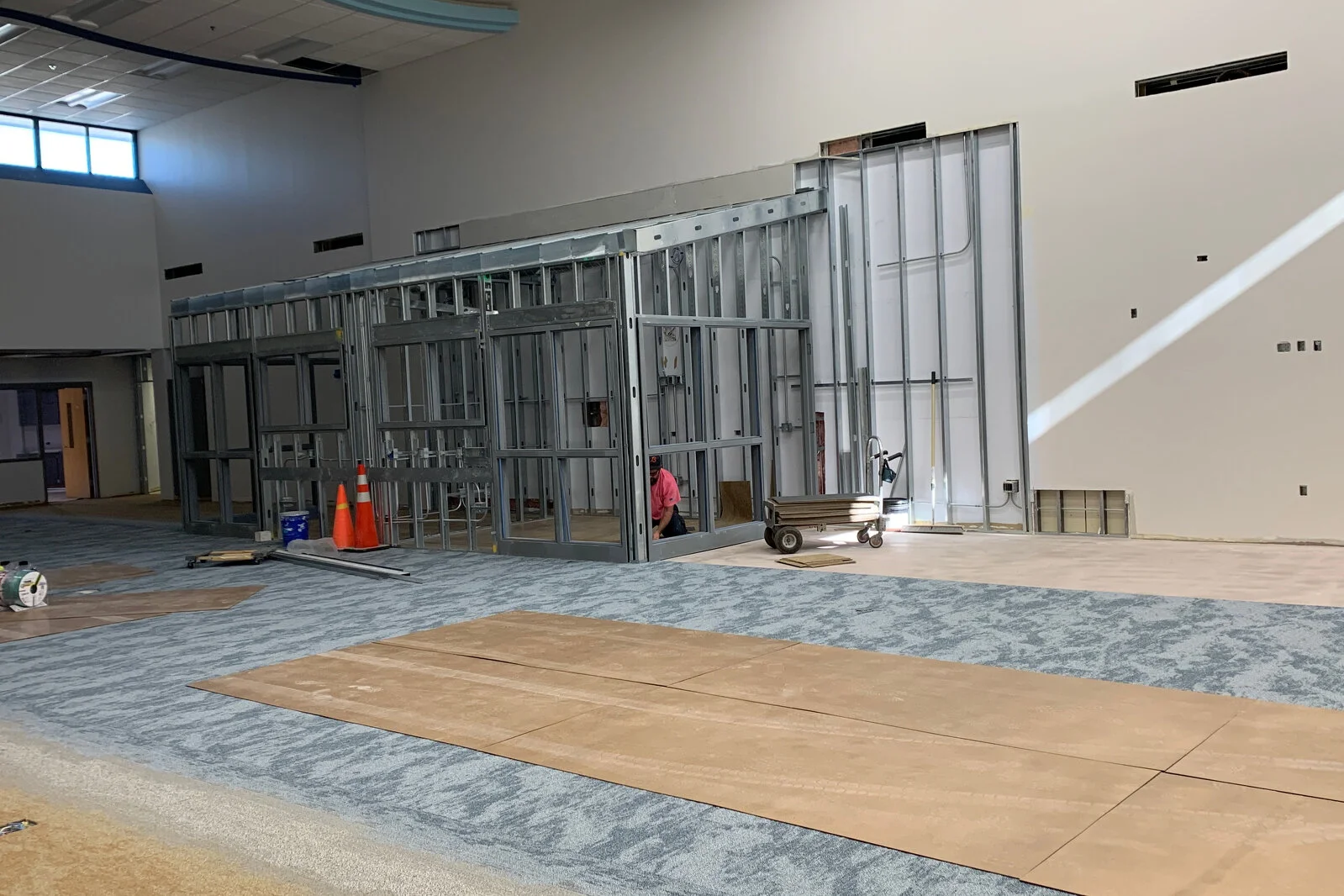 Frederick School Media Center construction July 2026