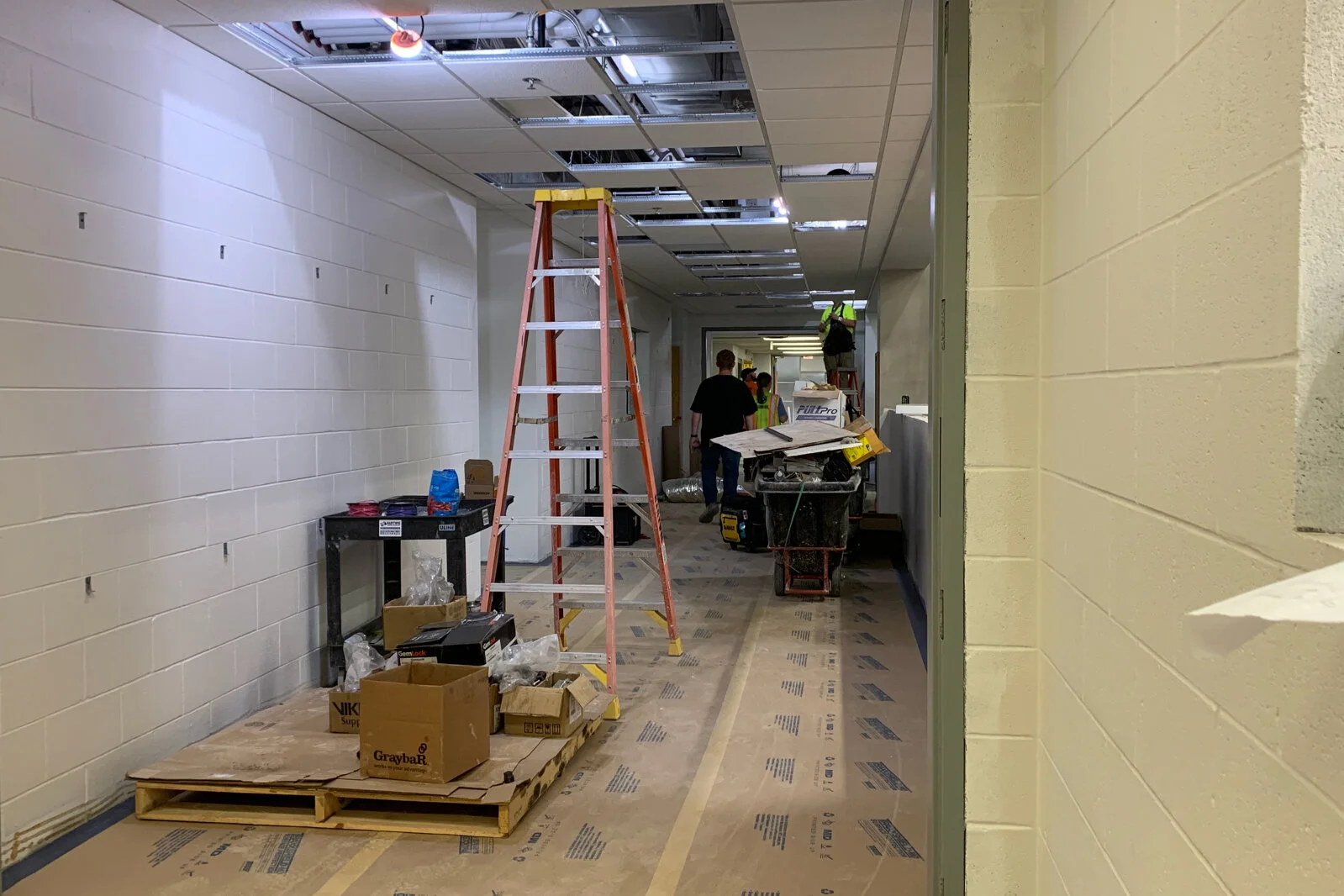 Frederick School Media Center construction July 2026