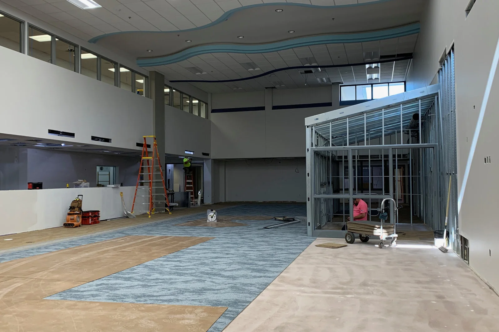 Frederick School Media Center construction July 2026