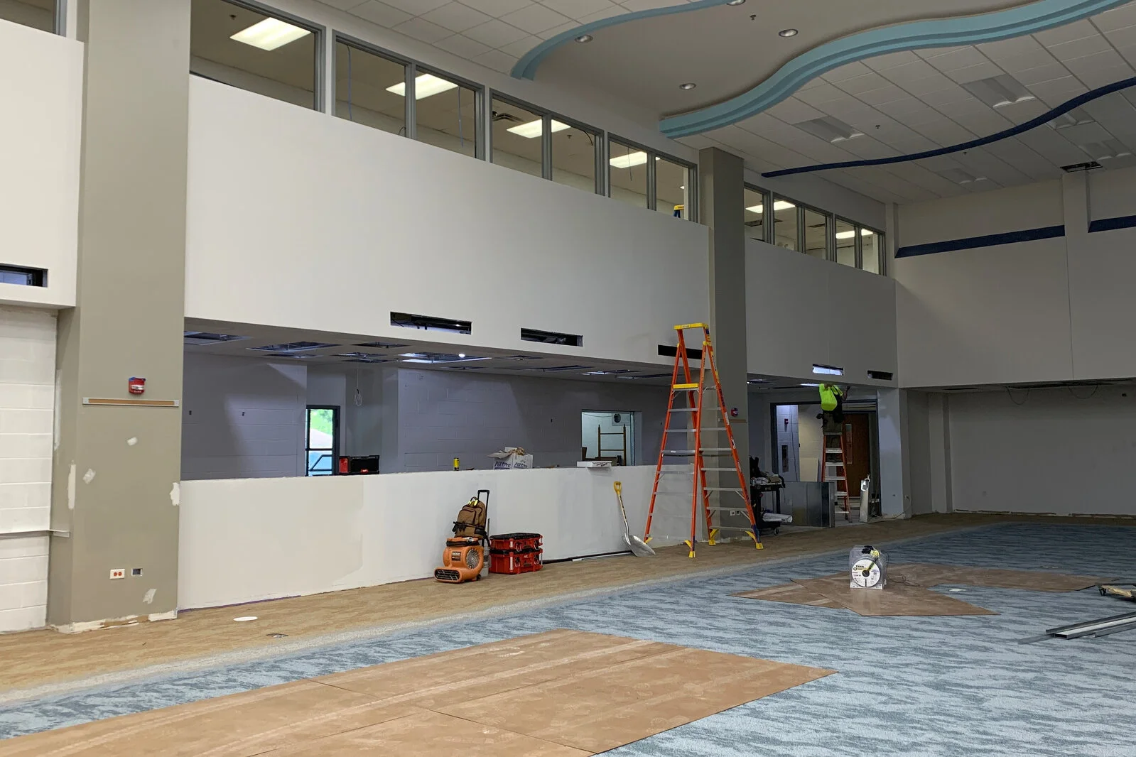 Frederick School Media Center construction July 2026