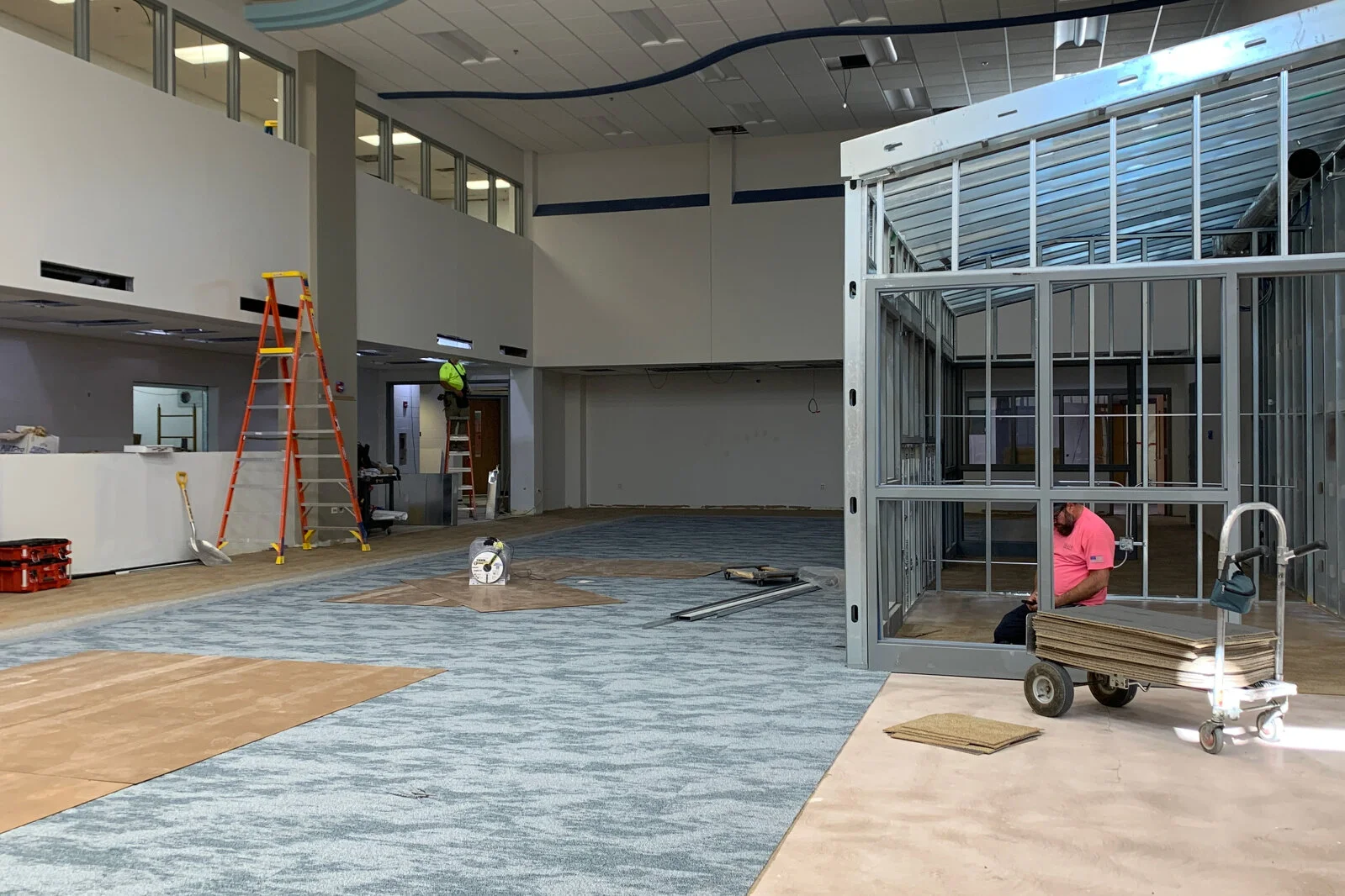 Frederick School Media Center construction July 2026