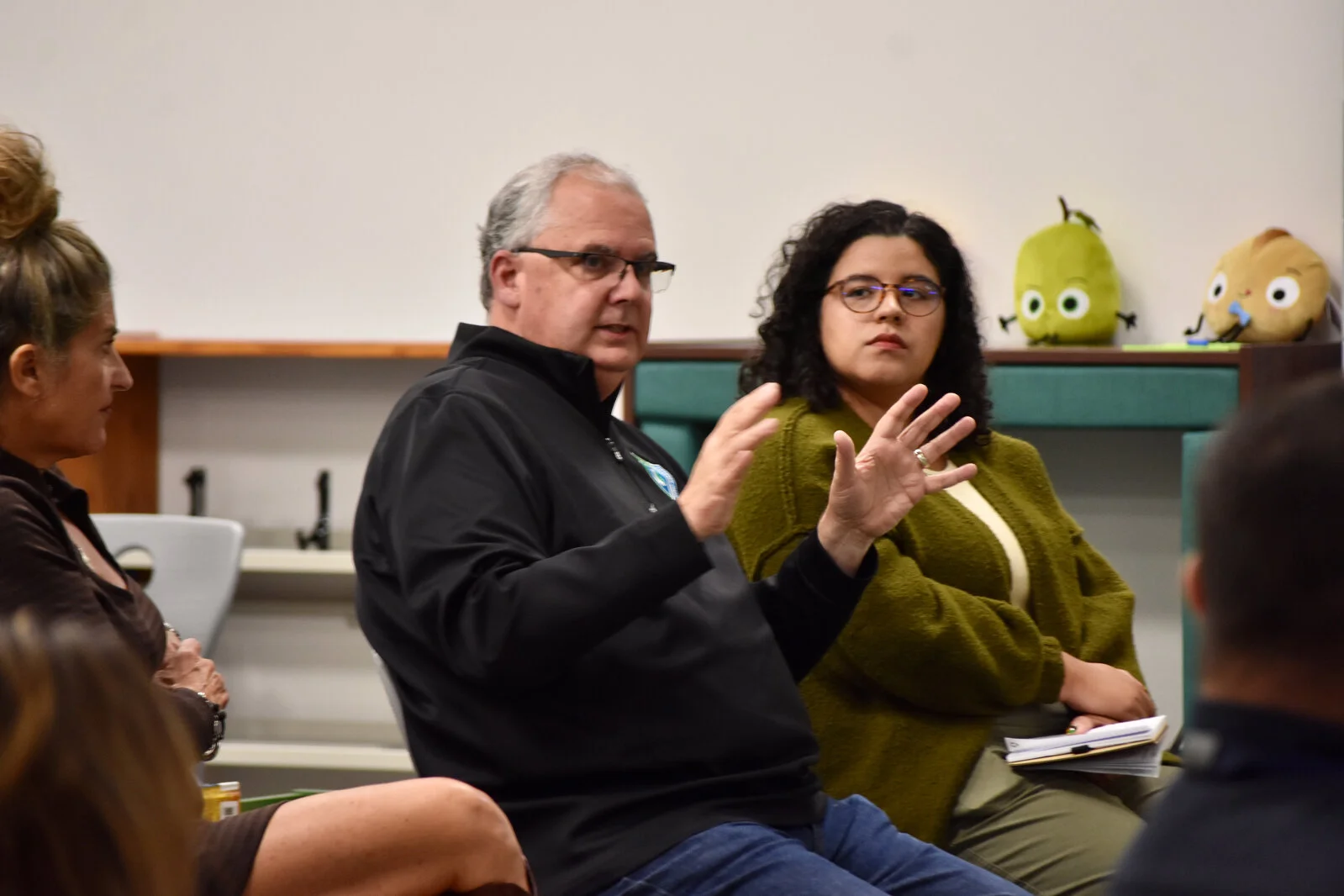 Panelists speak at the September 17, 2026 Strategic Planning Meeting held at Park Campus.