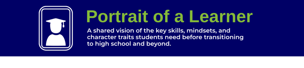Portrait of a Learner heading graphic